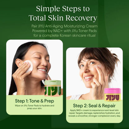 Meowzle Toner Pads & NAD+ Anti-Aging Moisturizing Cream