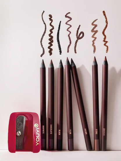 🎁Buy 1 Get 2 🔥-🌟24 HR Waterproof Eyeliner Duo Sharpenable Eye Pencil💦