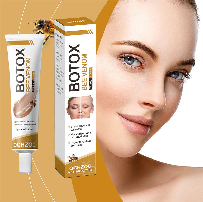✨Bee venom facial care ✨Smooth the Look of Wrinkles in 2 minutes — Fast, effective anti-ageing serum — save time and money