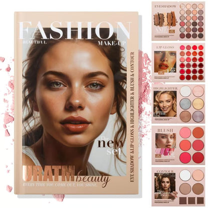 🏆#1 Bestselling - 24-Color Eyeshadow Palette - 5-Layer Book-Style Makeup Palette with 67 Pro Shades(✨WATERPROOF AND LONG-LASTING)