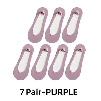 2022 Invisible Non-slip Ice Silk Socks