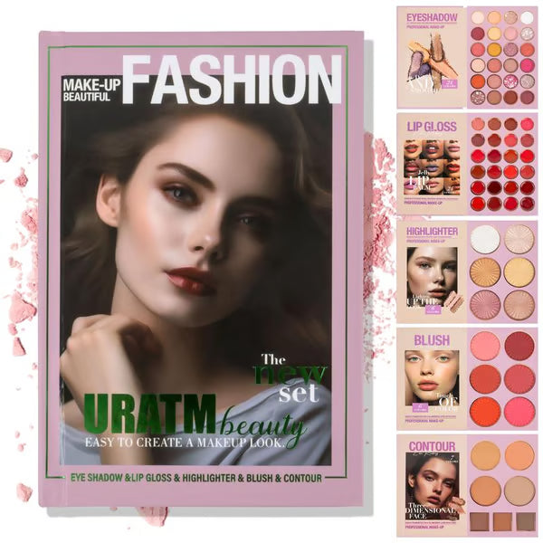 🏆#1 Bestselling - 24-Color Eyeshadow Palette - 5-Layer Book-Style Makeup Palette with 67 Pro Shades(✨WATERPROOF AND LONG-LASTING)
