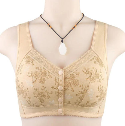 🔥Buy 1 Get 3(3packs)🔥 Mama Cotton Front Closure Bra(Buy 2 sets freee shipping)