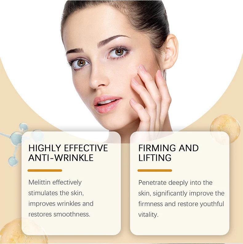 ✨Bee venom facial care ✨Smooth the Look of Wrinkles in 2 minutes — Fast, effective anti-ageing serum — save time and money