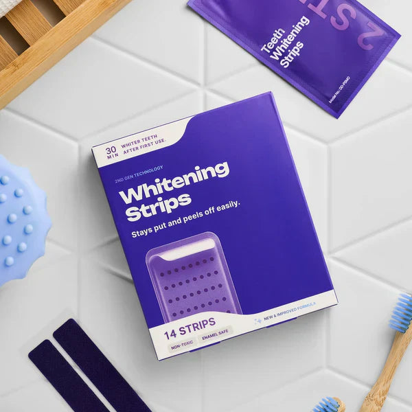 ✨ LAST DAY BUY 1 GET 1 FREE✨Viralaluna™ Purple Teeth Whitening Strips