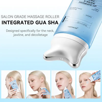 Jaw Line Lift-Sculpting Glass Gel Cream with Gua Sha