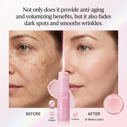 medicube PDRN Pink Collagen Volume Multi Balm Stick | Volufiline, PDRN, NAD, Collagen | Face & Body Balm for Under-Eyes, Neck, Forehead, Smile Lines, Lips | Plumping, Radiance, Line Care | K-Beauty