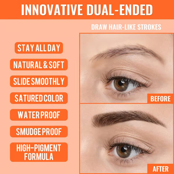🔥BUY 1 GET 1 FREE🔥🌟 Achieve Perfect Brows – ✨ 4D Brow Pen – For Natural, All-Day Eyebrow & Eyeliner Perfection! 💁‍♀