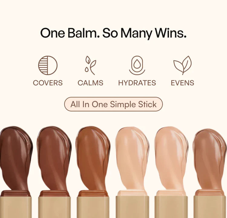 🎁 Buy 1 Get 1 Free Today Cove Balm Serum Boosted Skin Tint Balm