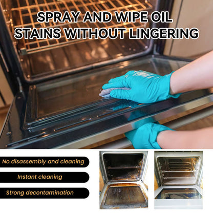 🧼 BUY 1 GET 1 FREE! ✨ Oven & Grill Cleaner Spray – Dissolves Grease in 5 Mins, No Scrubbing & Eliminates Odors 🔥