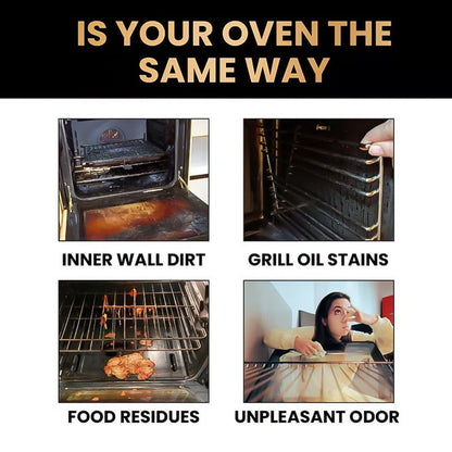 🧼 BUY 1 GET 1 FREE! ✨ Oven & Grill Cleaner Spray – Dissolves Grease in 5 Mins, No Scrubbing & Eliminates Odors 🔥